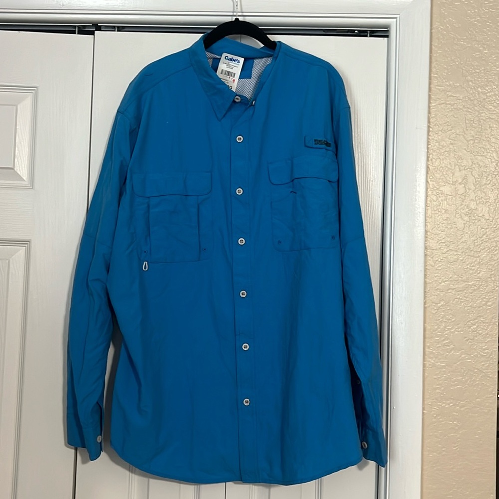 NWT Worldwide sportsman outdoor fishing long sleeve shirt Size 2XL